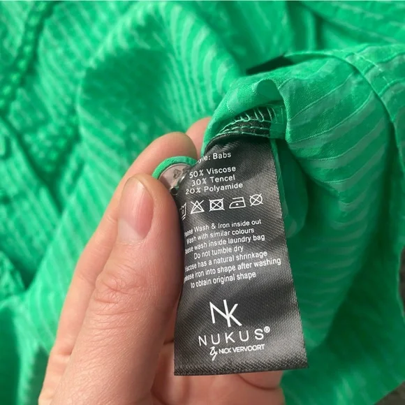 Nk Nukus Green Blouse - Picture 5 of 8